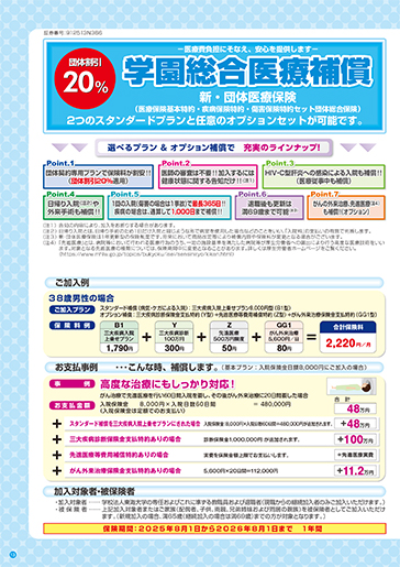 学園総合医療補償制度